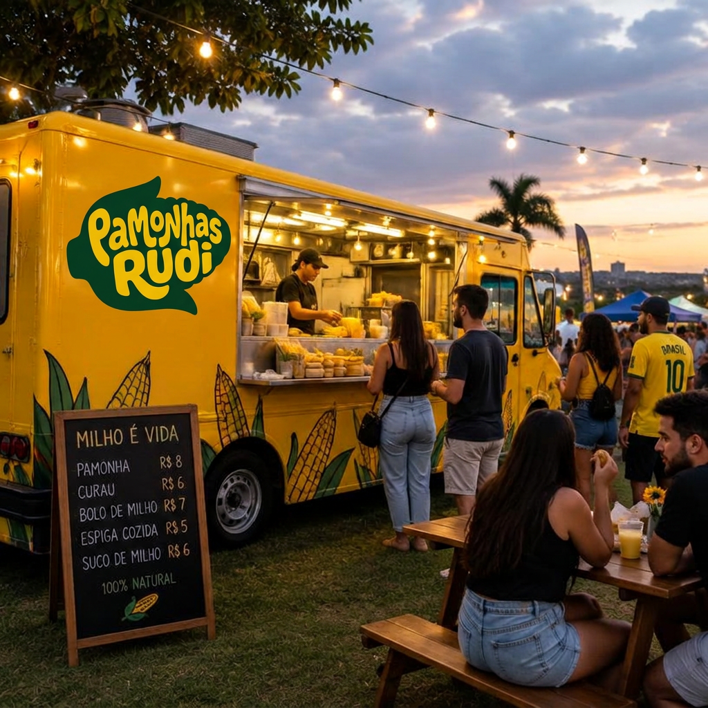 Food truck em evento